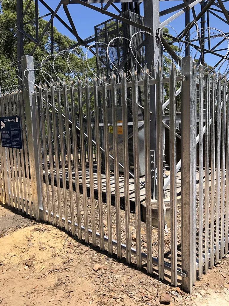 yarramalong communications tower commercial fencing (1)