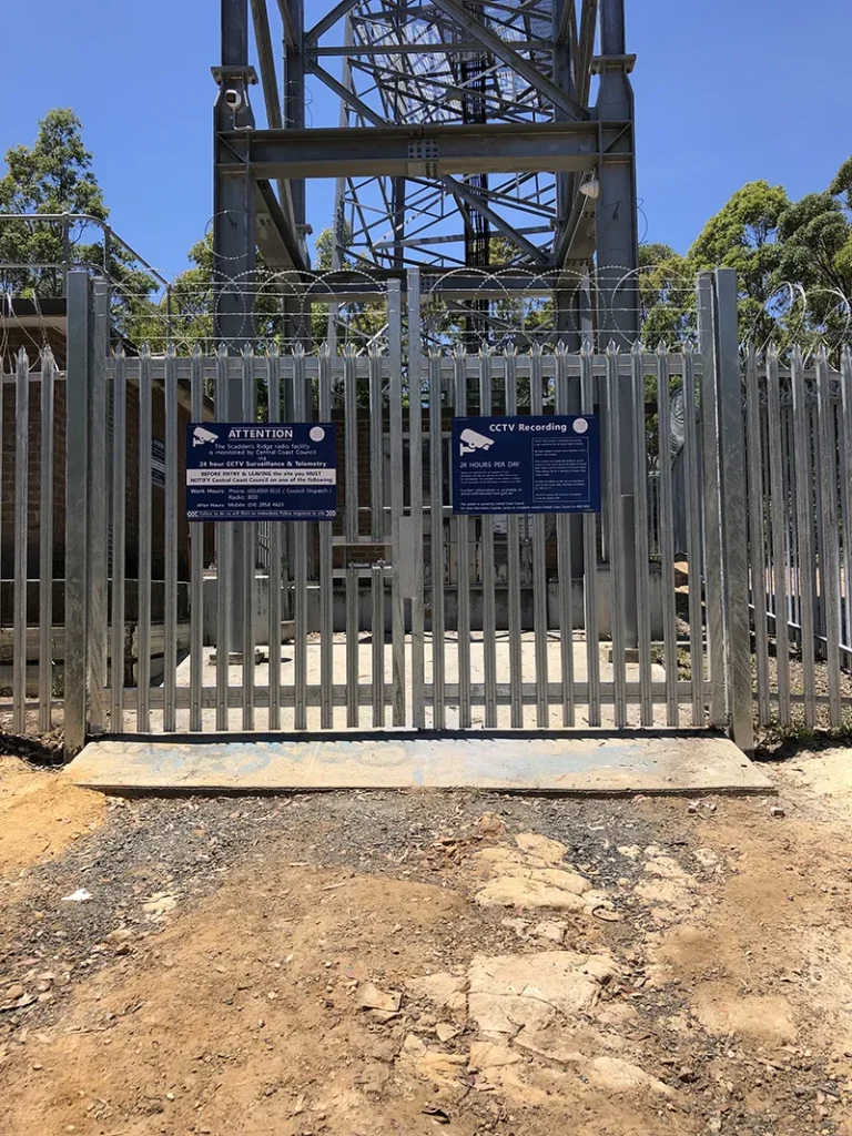 yarramalong communications tower commercial fencing (7)