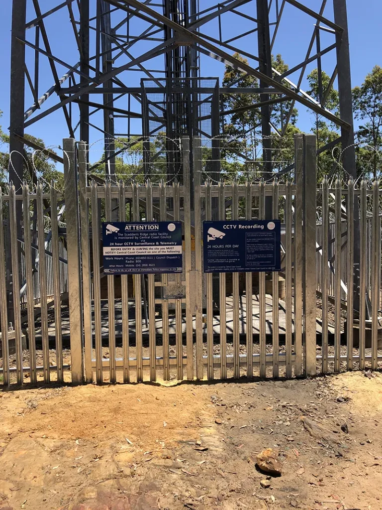 yarramalong communications tower commercial fencing (8)